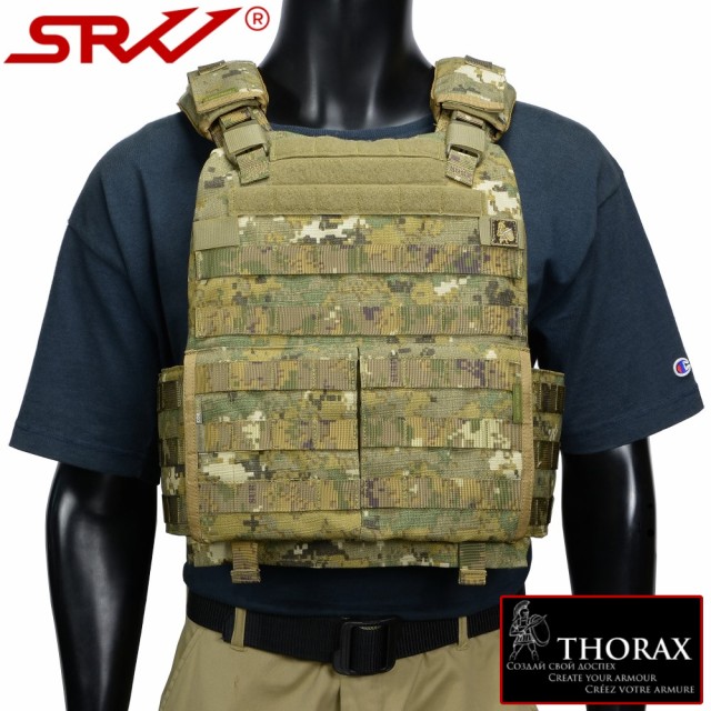 SRVV プレートキャリア THORAX ロシア製 1000Dコーデュラ生地 3Dメッシュ [ SURPAT Savanna / Mサイズ  ][ra13177]の通販はau PAY マーケット - レプズギア | au PAY マーケット－通販サイト