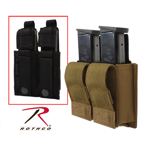 Rothcoピストルマガジンポーチ9mm拳銃インサート付きダブル51001