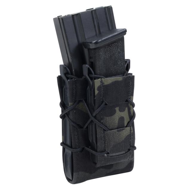 HighSpeedGearライフル&拳銃用マグポーチGEN2ダブルデッカーTACOM4/AK/7.62mm/9mm/45口径24DD00