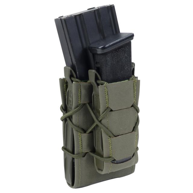 HighSpeedGearライフル&拳銃用マグポーチGEN2ダブルデッカーTACOM4/AK/7.62mm/9mm/45口径24DD00