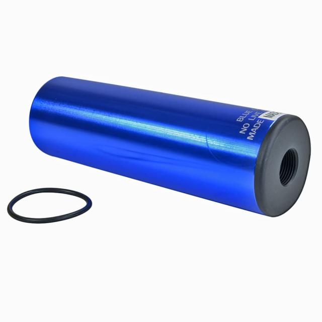 5KUサイレンサーBLUECANダミートレーニングサイレンサー14mm逆ネジ