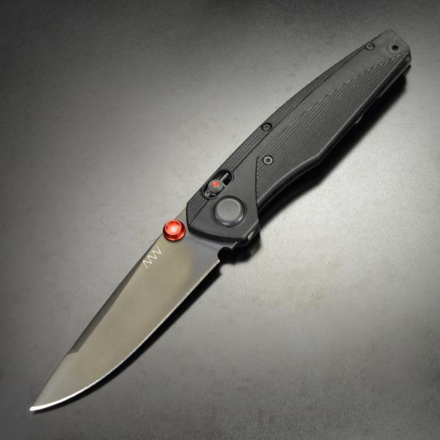 Acta Non Verba Knives 折りたたみナイフ A100 Aロック GRN ブラック Elmax鋼 ANVA100-001[banva100001r] Acta Non Verba Knives 折りたたみナイフ A100 Aロック GRN ブラック