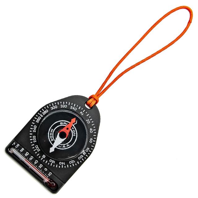 BRUNTON方位磁針9045チルコンパス温度計キーリング付きF-9045-OR