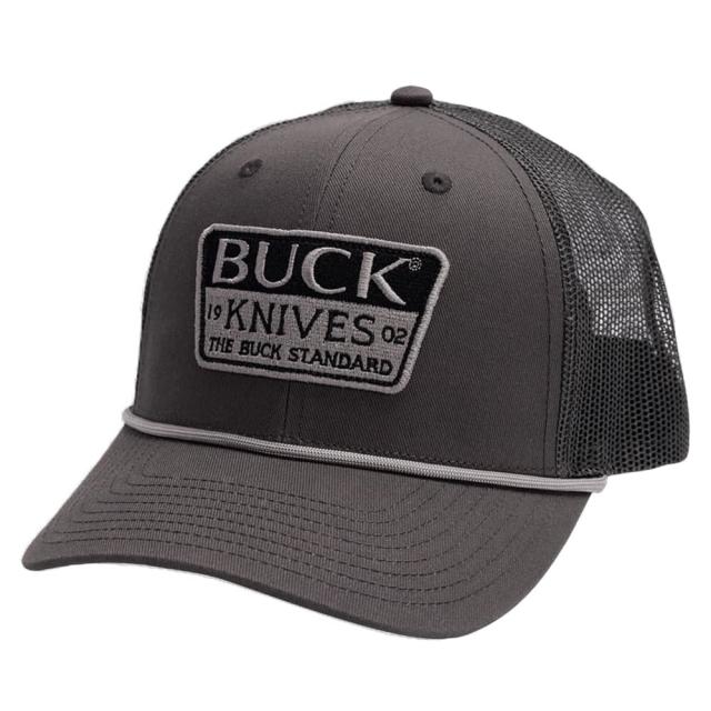 BUCKメッシュキャップメーカー刺繍ロゴ入りスナップバック式