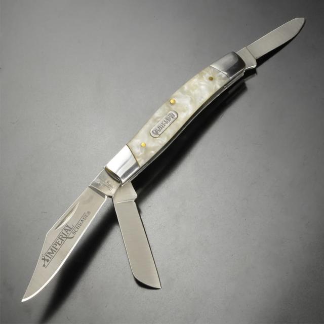 SCHRADE折りたたみナイフCrackedIceストックマンIMP14L