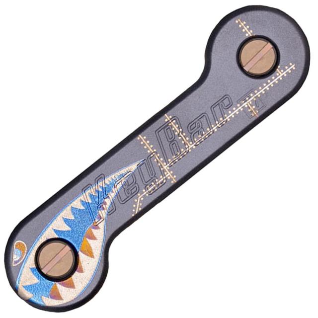 KeyBarキーオーガナイザーStealthBomberチタン製ノーズアートTKB-MDNT-BMBR