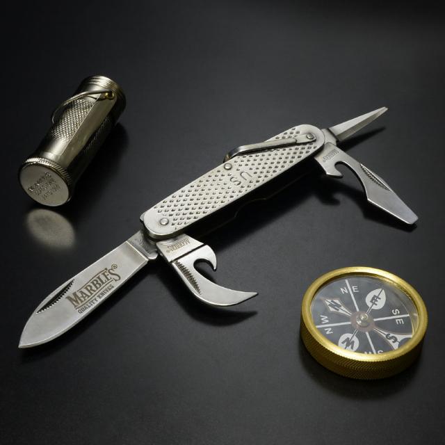 MARBLESライフセーバーセットWildernessマルチツールナイフ方位磁石マッチセーフMR387