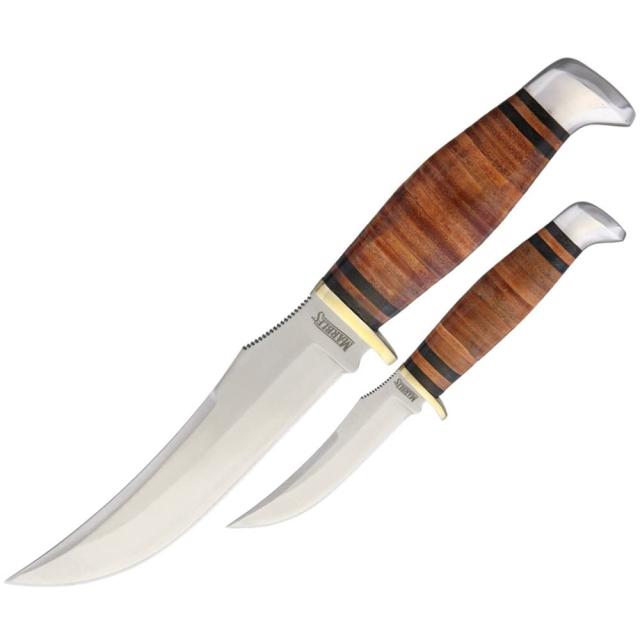 MARBLESハンティングナイフ2本セット3インチ/5.5インチブレードMR398