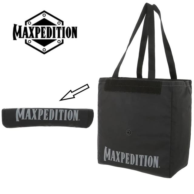 MAXPEDITIONトートバッグ高強度ロールアップ式420Dナイロン製ブラックTTEMXBLK