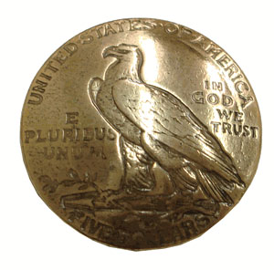 コインコンチョイーグル5ドルXレプリカ