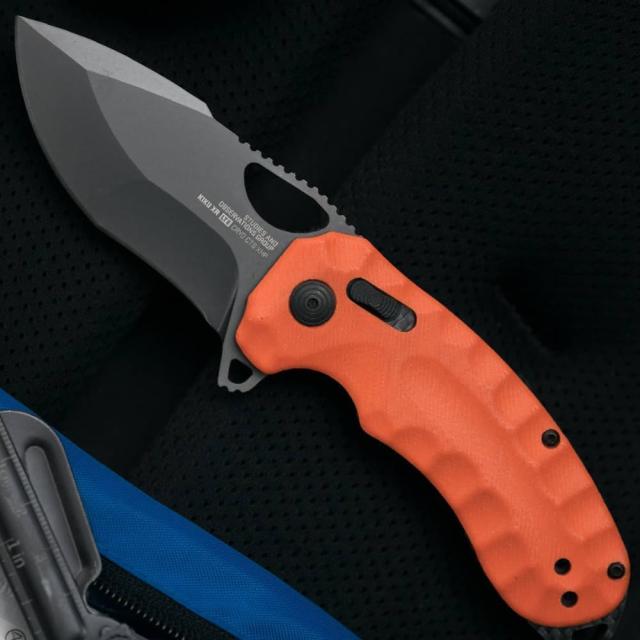SOG折りたたみナイフKikuXRLTEオレンジ12-27-03-57