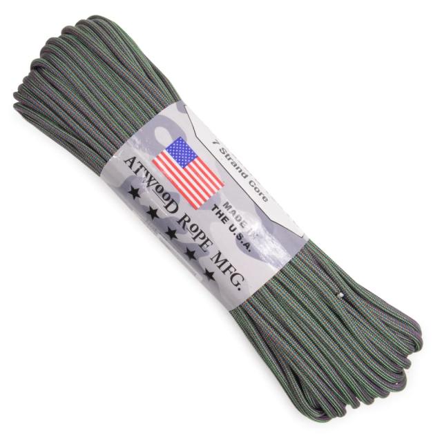 ATWOODROPE550パラコードタイプ3カメレオン色変模様