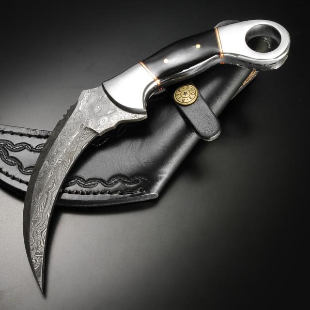 カランビットダマスカス鋼DM1177