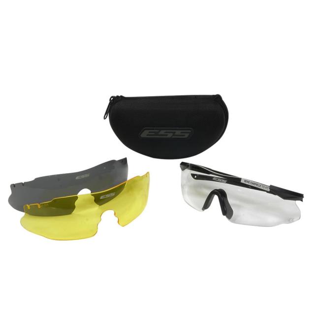 ESS シューティンググラス ICE 3LS レンズ3枚付 ハイデフ