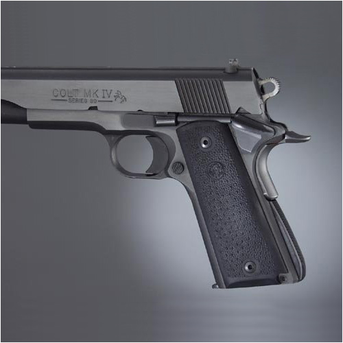 HOGUEガングリップCOLTM1911コブルストーンラバーパネル45090