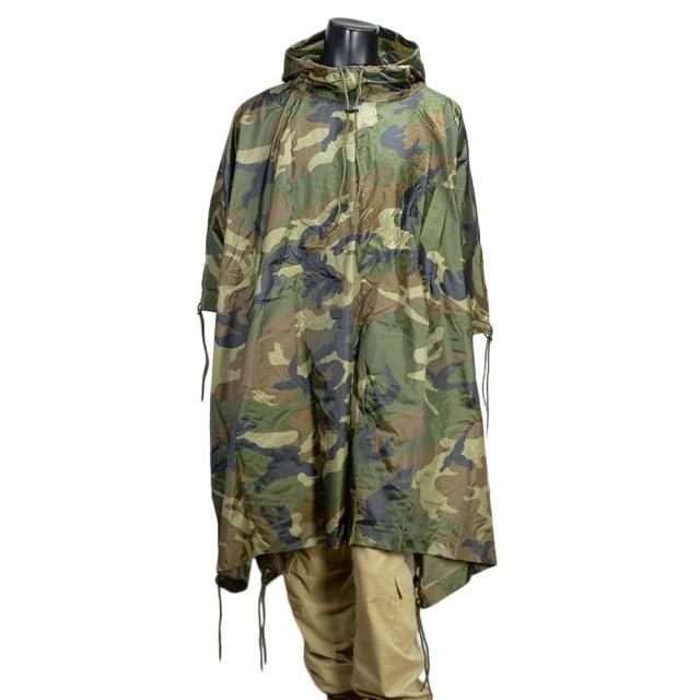 MIL-TECレインポンチョ防水リップストップ生地ポリエステル製