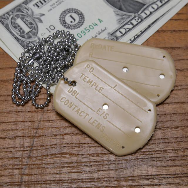 米軍放出品ドッグタグカバーサイレンサー2個セット