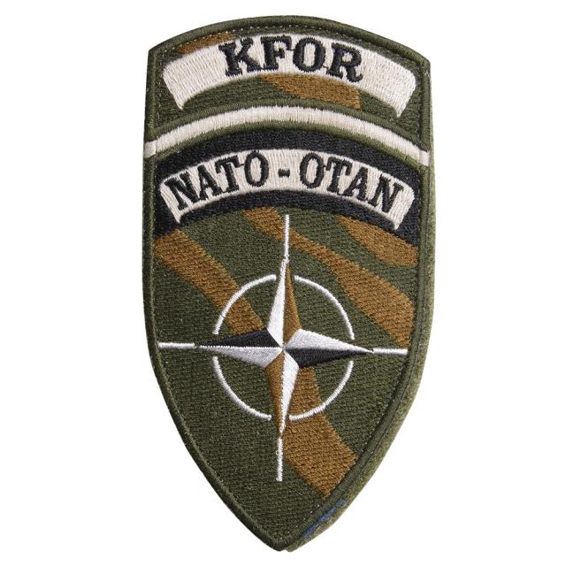 NATO軍ワッペンKFORベルクロ付きパッチ