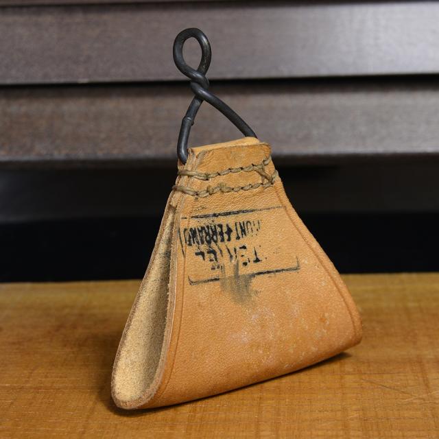 フランス軍放出品レザーベルトループサスペンダー固定用