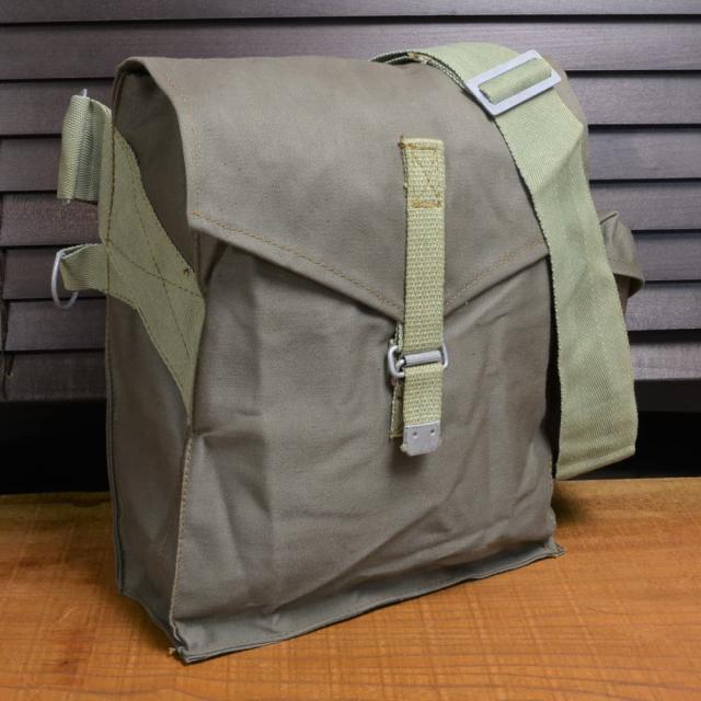 ポーランド軍放出品ガスマスクバッグM41用肩掛けコットン製