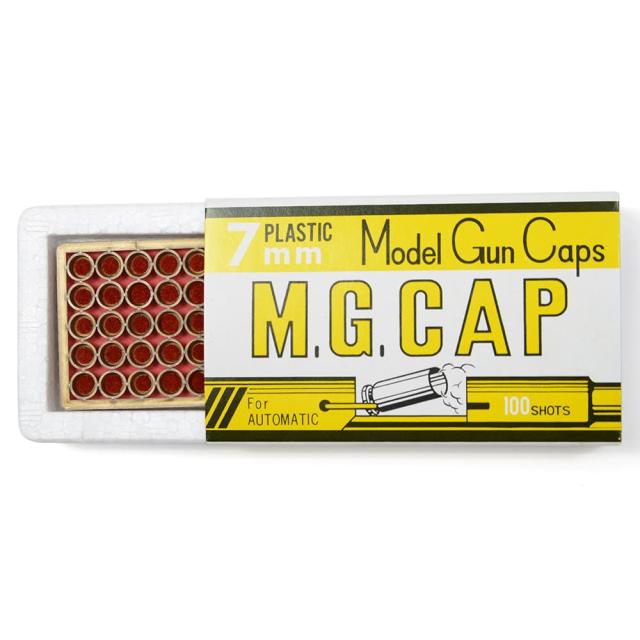 MGC/KSCモデルガン用キャップ火薬M.G.CAP7mmイエロー100発入り