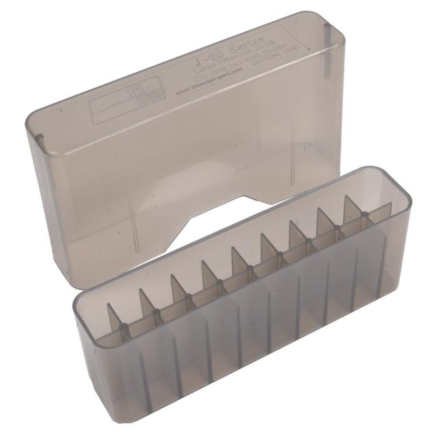 MTMライフル弾薬ケースJ-20スリップトップ・アモボックス20発収納クリアカラー