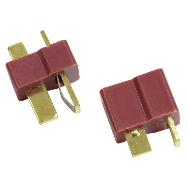 SHSAirsoftT型コネクターラージ電動ガン用1ペア金メッキ仕様