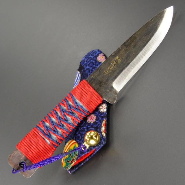 肥後守定和式ナイフ紐巻き白紙割込