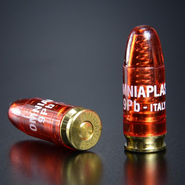 OMNIAPLASTスナップキャップ9mmパラベラム弾5個セット