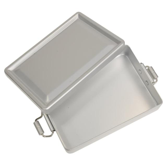 ランチボックスアルミ製ワイヤー留め具付き