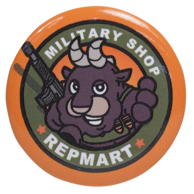 REPSGEAR缶バッジドラブくん30mm