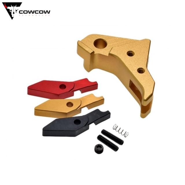 COWCOWカスタムトリガー東京マルイガスガンGLOCKシリーズ用アルミ製