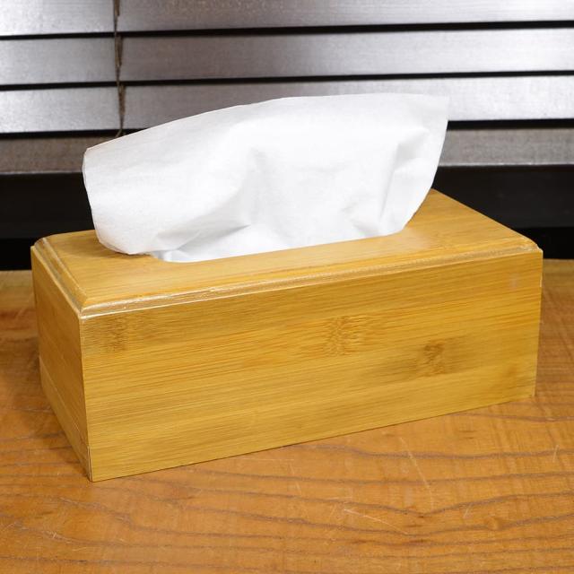 ティッシュケース竹集成材製ティッシュボックス