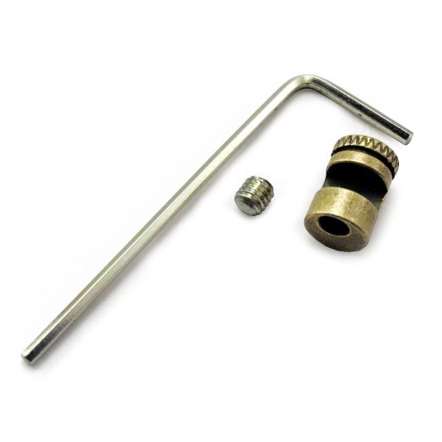 折りたたみナイフ用サムスタッド真鍮製幅約3mmクイックオープン