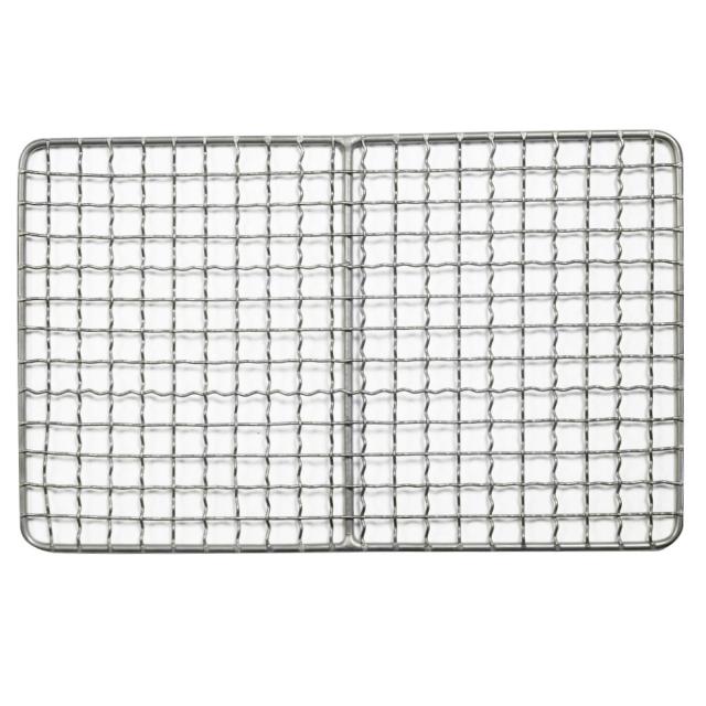 焼き網27×17cm純チタン製バーベキュー携帯サイズアウトドア用品