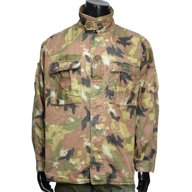イタリア軍放出品コンバットジャケット海軍サンマルコ迷彩Cランク品