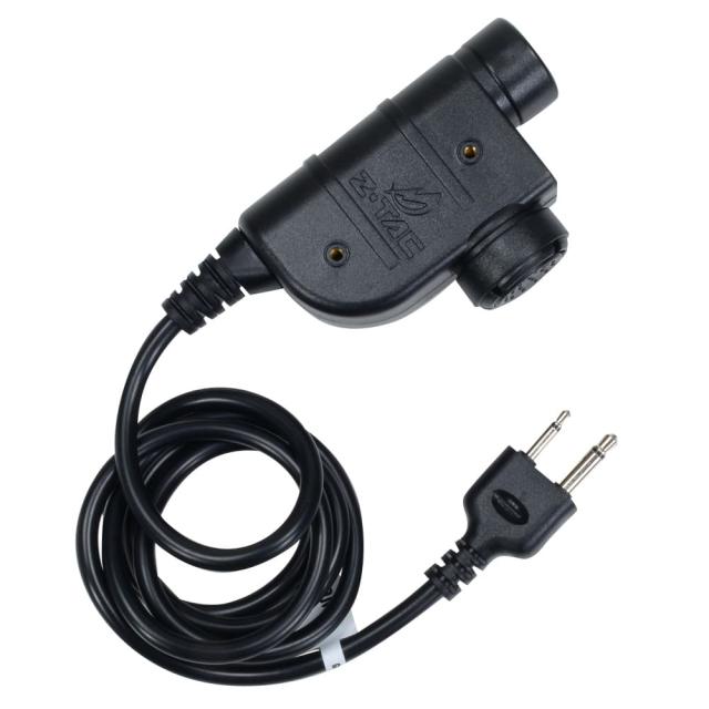 Z-TacticalPTTスイッチZ125SilynxICOM用2Pプラグz125-ic