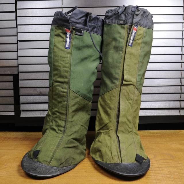 イギリス軍放出品ゲートルberghaus製オーバーブーツGore-tex生地