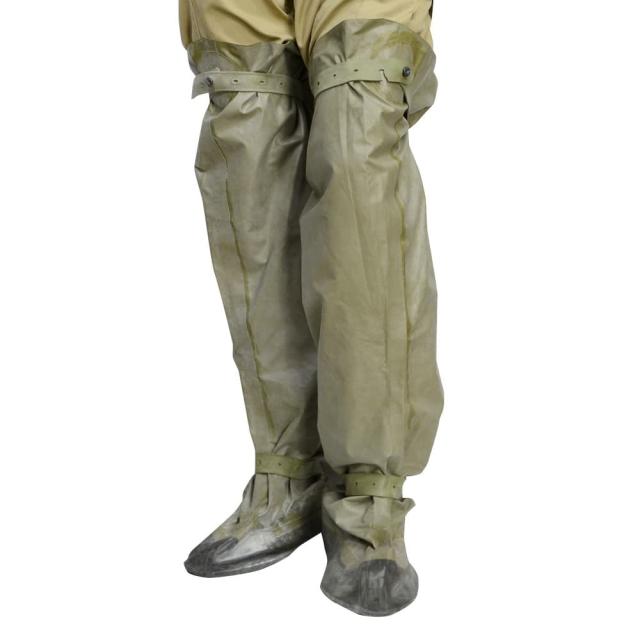 ポーランド軍放出品オーバーブーツ化学防護服ラバー製