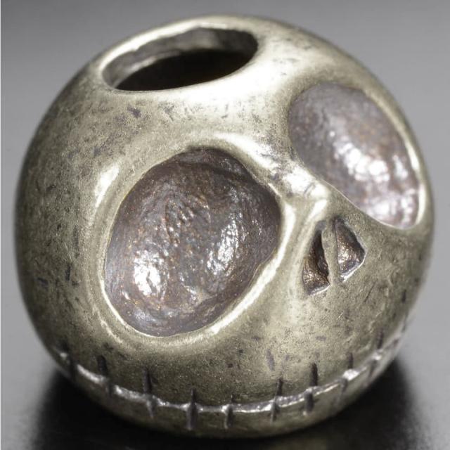 ビーズ骸骨ドクロ型ナイフストラップ用パーツ装飾品