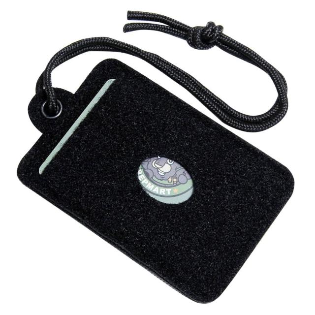 IDカードホルダー両面ベルクロEDCパスケース