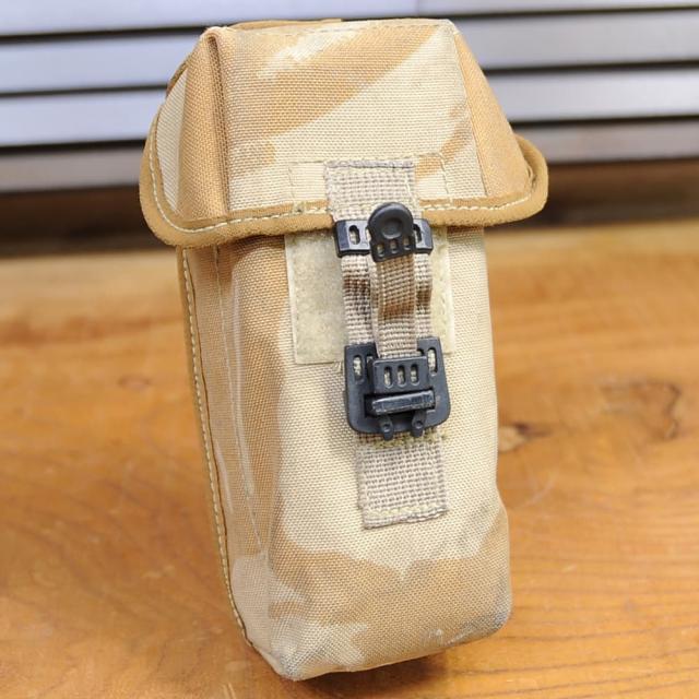 イギリス軍放出品ライフルマガジンポーチPLCE装備L85/M4/AR15対応デザートDPM迷彩
