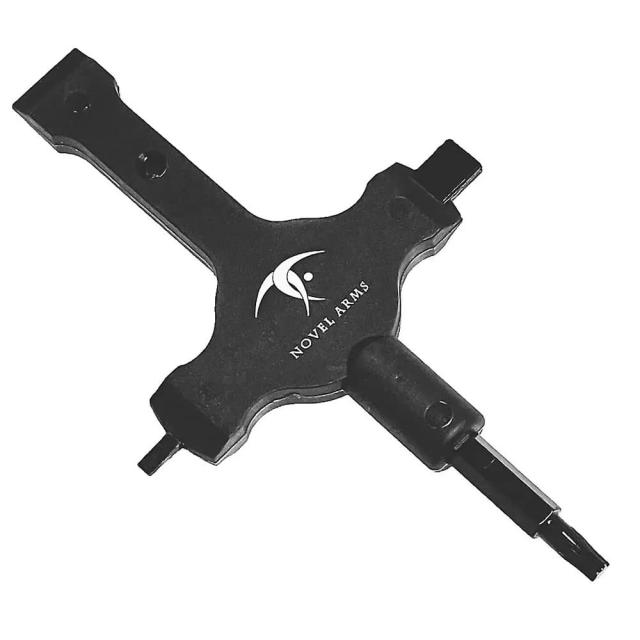 NOVELARMSマルチツール樹脂製トルクスレンチ/調整レンチ/バッテリーキャップオープナー機能付き