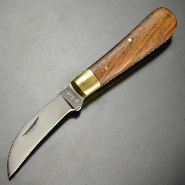 ハンドメイド折りたたみナイフ木製ハンドルSheepfoot