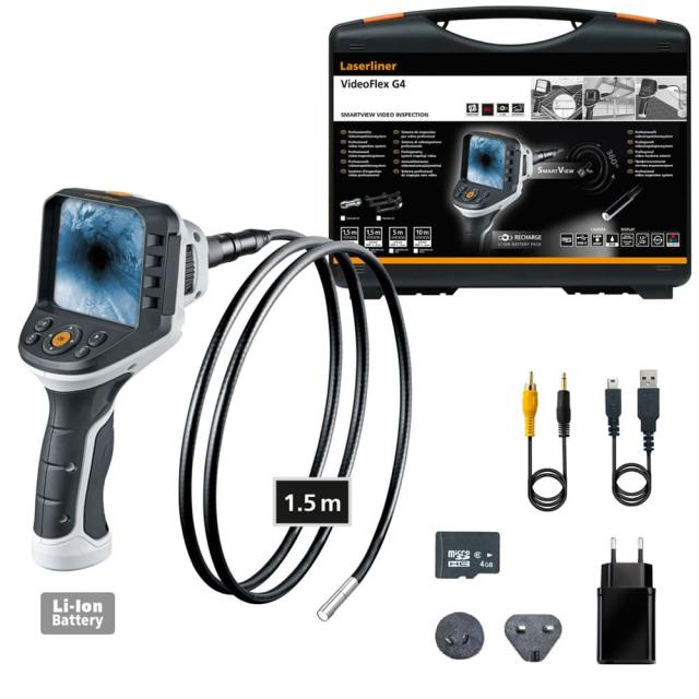 UMAREXLaserliner工業用内視鏡VideoFlexG4Micro1.5mケーブル082.241A