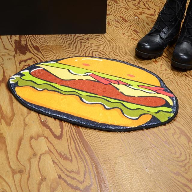 フロアマットHAMBURGERアメリカン雑貨0059193-0008