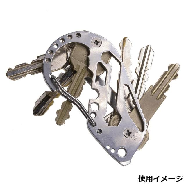 キー収納システムカラビナ多機能ツール付キーケース