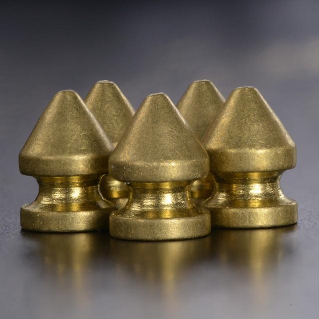 真鍮スタッズツリースパイクH8mm×φ6mm