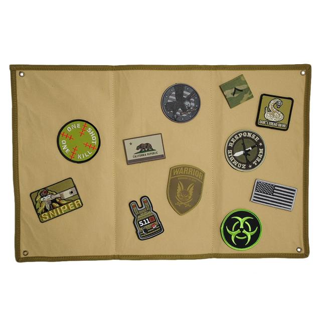 パッチホルダーベルクロワッペン収納コレクション用サバゲ