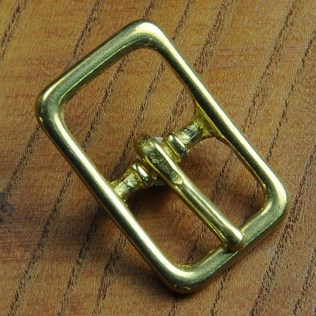 舟型美錠真鍮製バックル線細